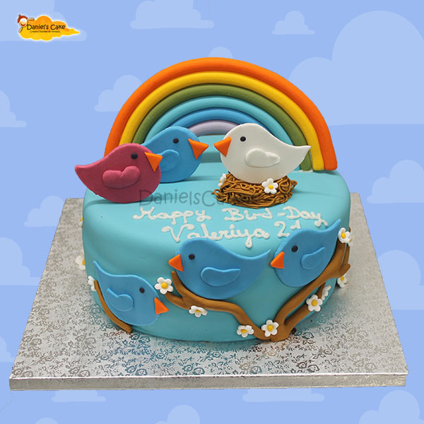 Happy bird-day pajaros pajaritos arcoiris arco iris nidos Archivos -  Daniel's Cake